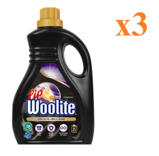 3 x WOOLITE Capi Scuri, Neri e Jeans Detergente Líquido para Ropa Oscura 1,5 L a 5.9€