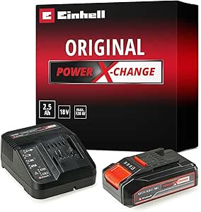 Einhell 18V 2.5Ah Lithium-Ion Battery and Charger Set | PXC Battery Starter Kit