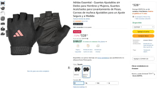 Guantes Adidas Essential Sin Dedos Ajustables por $328 | Amazon