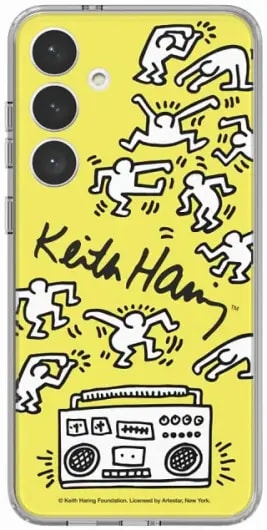 Samsung Galaxy S24 Plus FlipSuit Plaatje Keith Haring Dance of Heart voor €0,99