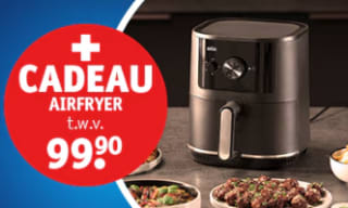 Braun Airfryer cadeau bij aankoop van Gillette Big Pack XXL bij Kruidvat