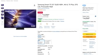TV Samsung S90F 55" OLED 4K por $13,550 en Amazon