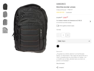 Mochila Samsonite Reformation Titan 16" por $950 | Liverpool