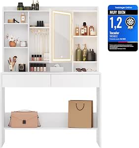 VASAGLE Kailyn Colección Tocador con Luces LED de 3 Colores por 74,19€