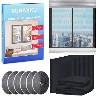 Insectenhor voor ramen, 6 stuks, 130 x 150 cm, voor €3,99 bij Amazon