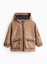Kids Brown Lightweight Hooded Mac (Ages 1–7) – £5.40, Free C&C