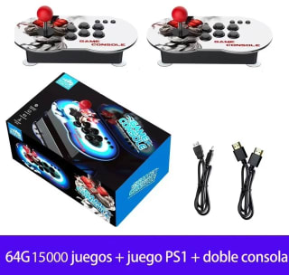Consola videojuegos Doble Host arcade MT6 M9 15000 juegos por 35,62€