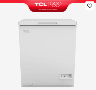 Congélateur coffre TCL CF126EWE0FR (98 L) pour 127,99€
