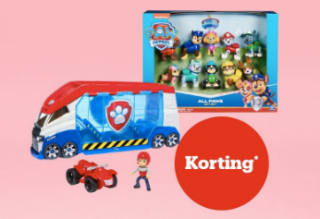 Tot 40% korting op Paw patrol speelgoed bij Bol