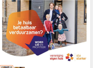 1 jaar lidmaatschap Vereniging Eigen Huis voor 250 ING punten