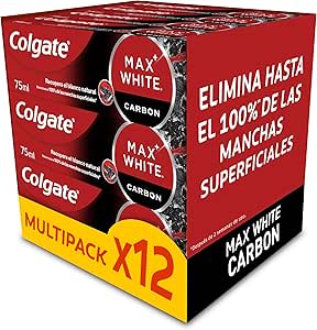 Colgate Max White Carbón Activo Pack 12x75ml por 22,33€