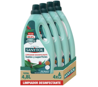 Sanytol Desinfectante Limpiahogar Eucaliptus 4,8L por 9,76€