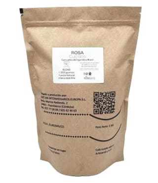 1KG Café sin Intermediarios Rosa Café mezcla India y Brasil molido o grano por 14.35€