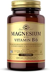 Solgar Magnesio y Vitamina B6 100 Tabletas por 7,21€