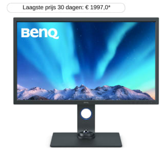 BenQ SW321C 32" 4K UHD Monitor zwart voor €1497 bij de Mediamarkt