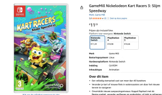 Nickelodeon Kart Racers 3: Slime Speedway voor €11,29 bij Amazon