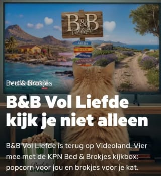 Gratis Bed & Brokjes kijkbox voor KPN leden