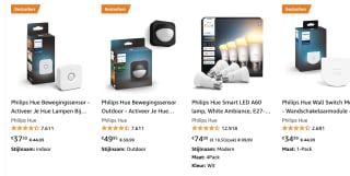 50% korting op phlips Hue bij aankoop van 2 artikelen bij Amazon