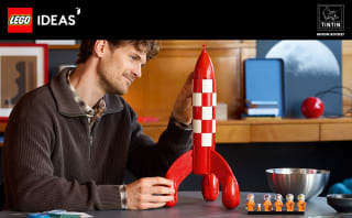 LEGO Ideas 21367 Die Mondrakete von Tintin voor €105,99 bij Amazon