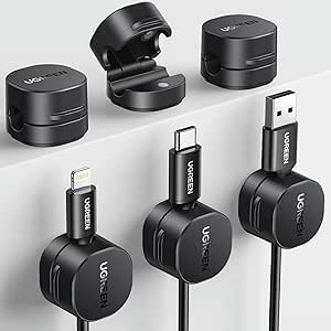 UGREEN Magnetic Cable Clips 6 Pack Cable Management Deal