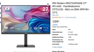 MSI MODERN MD272UPHGDE LCD-monitor voor €239 bij Amazon