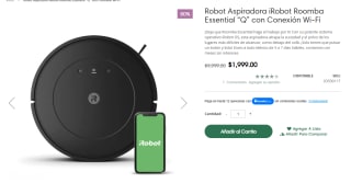 Robot Aspiradora iRobot Roomba Essential “Q” por $1,999