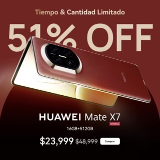 Huawei Mate X7 512GB Rojo por $23,999