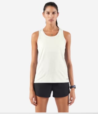 Tanktop voor dames Kiprun Run voor €3,99 bij Decathlon