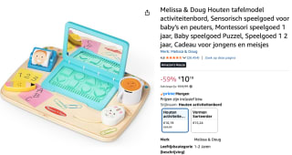 Melissa & Doug Houten tafelmodel activiteitenbord voor €10,19 bij Amazon