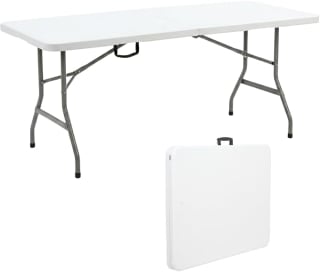 Mesa Plegable 1.80m HDPE y Acero por $679 | Oferta Amazon
