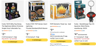Funko Pop vinylfiguren vanaf €2,40 bij Amazon