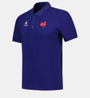 Polo Rugby France Fanwear Bleu - Le Coq Sportif à 15€