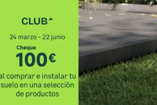 Regalo de 100€ al comprar e instalar un suelo exterior Leroy Merlin