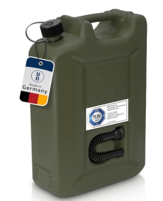Bidon de carburant professionnel de 20 L hünersdorff 802010 à 17,99€
