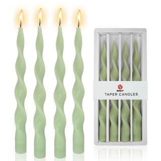 Velas Espiral 4 Unidades Inodoras Largas Ecológicas Decorativas Hogar por 6.99€