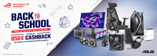 Tot €850 cashback op deelnemende ASUS producten