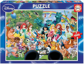 Educa Puzzle de 1000 Piezas El Maravilloso Mundo Disney II Princesas por 6,50€