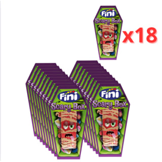 Pack 18 x 92g de Fini Scary Box Surtido de Golosinas Halloween por 14.99€