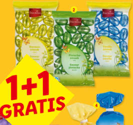 1+1 gratis op paaseitjes bij Lidl