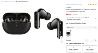 Huawei FreeBuds Pro 4 por $1,820 en Suburbia