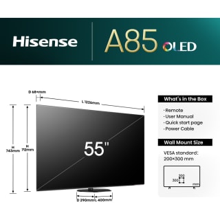 Hisense 55" OLED Smart TV for £593.10 using the code