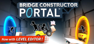 Bridge Constructor Portal voor €0,79 via Steam