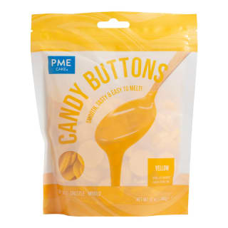 PME Candy Buttons Cobertura de Repostería Color Amarillo 340 g por 1.99€