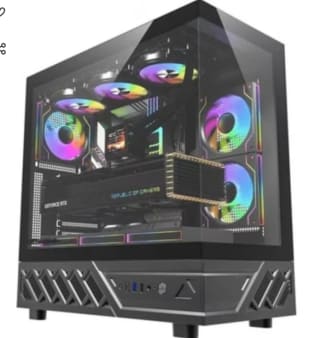 Torre PC Caja PC Darkflash DS950 Midi Tower ATX Ventana Lateral Negro 44.99€