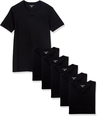 Paquete 6 Camisetas Cuello V por $363 | Amazon (Prime)