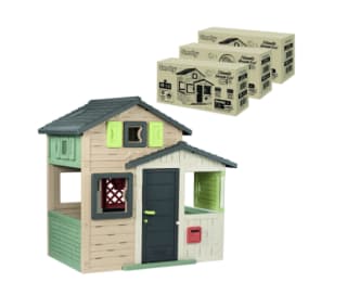Smoby S.Life Friends Evo Groot Speelhuis met Verdieping & Luiken