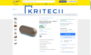 Altavoz Harman Kardon Luna 2 por $1,980 | Mercado Libre