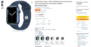Apple Watch Series 7 45MM GPS por $3,040 | Oferta Amazon