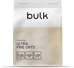 Bulk Avena Instantánea, Chocolate, 1 kg, 20 dosis por 3.79€