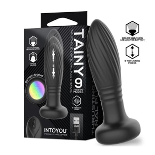 Tiany Plug Anal con Thrusting y Luces Led con Control Remoto por 37.61€